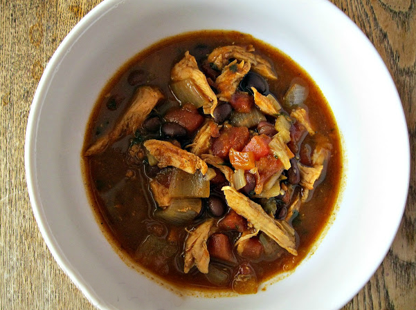 Slow Cooker Black Bean Chicken Chili Recipe