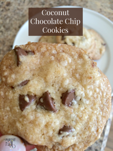 Coconut Chocolate Chip Cookies - simple to make, and oh so good!