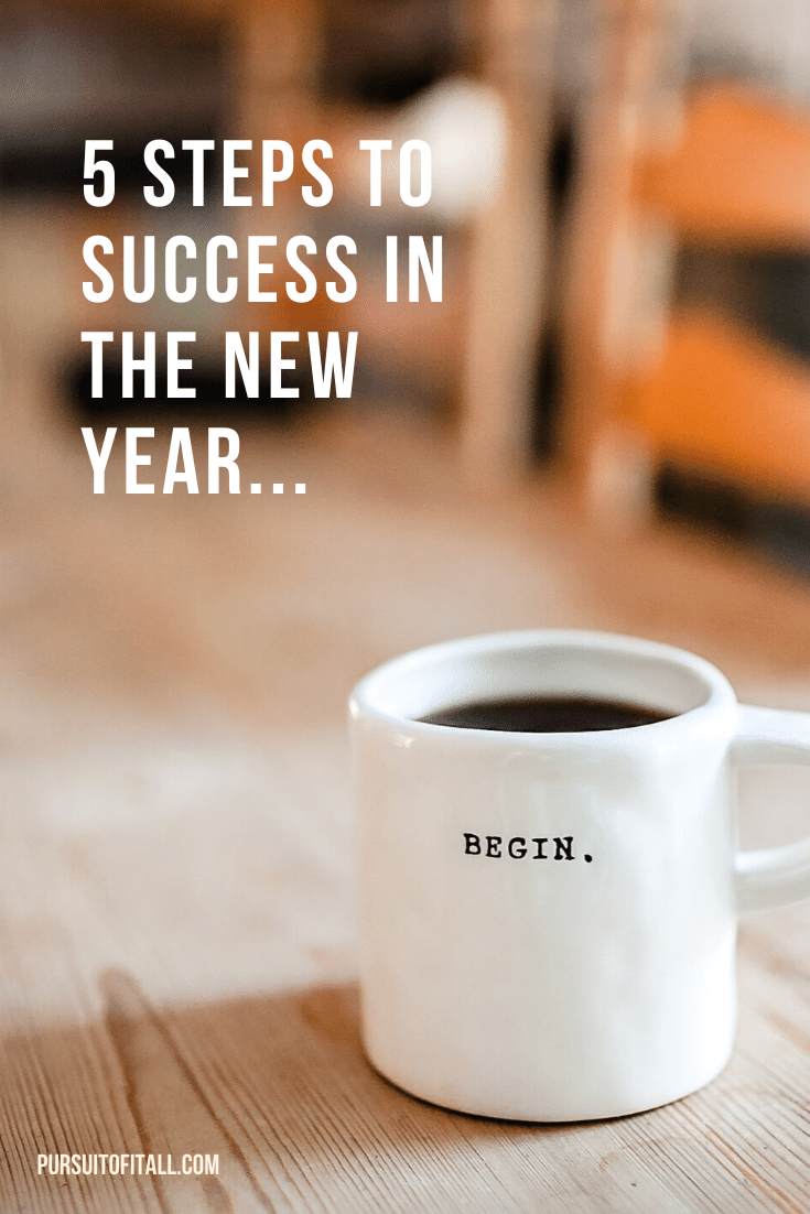steps to success in the new year