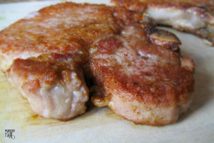 These juicy skillet pork chops are perfect for dinner on a busy weeknight!