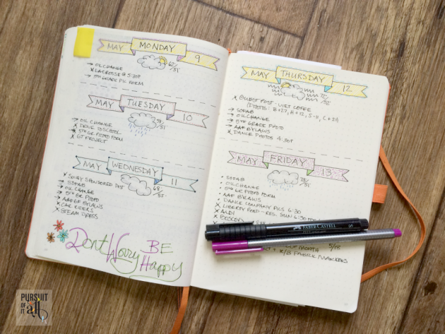 What's A Bullet Journal? - Pursuit of it All