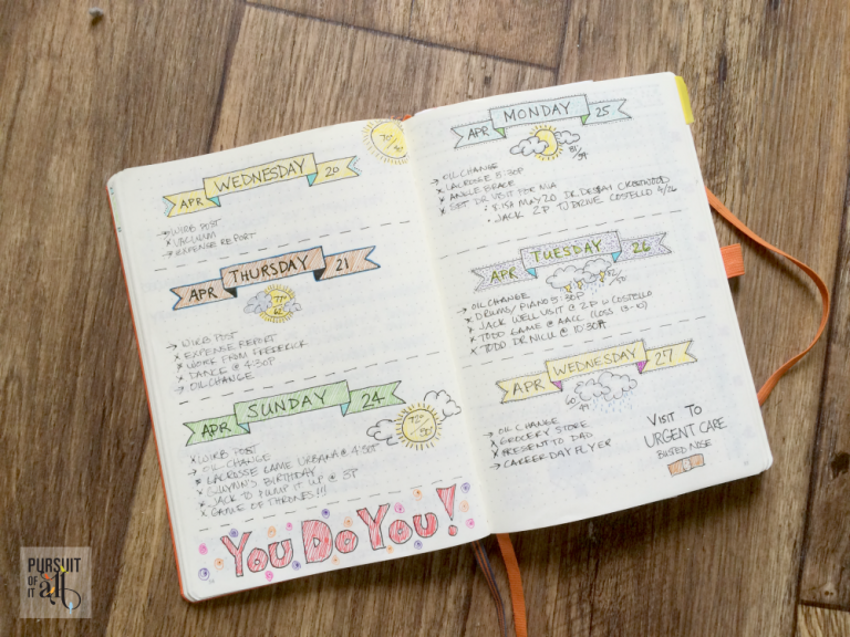 What's A Bullet Journal? - Pursuit of it All