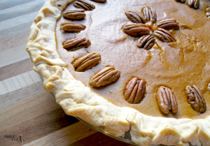 This easy pumpkin pie is the perfect addition to your Thanksgiving feast!
