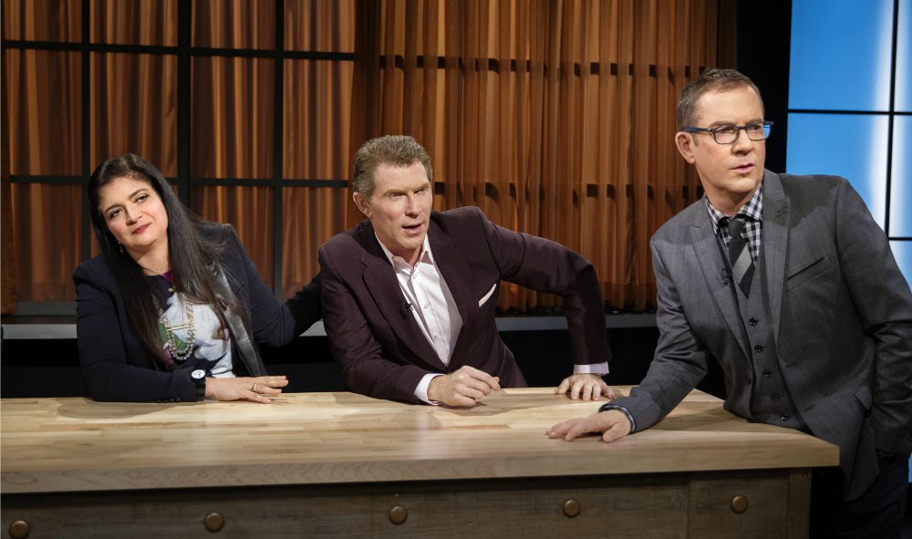 Judges on the Food Network show "Chopped."