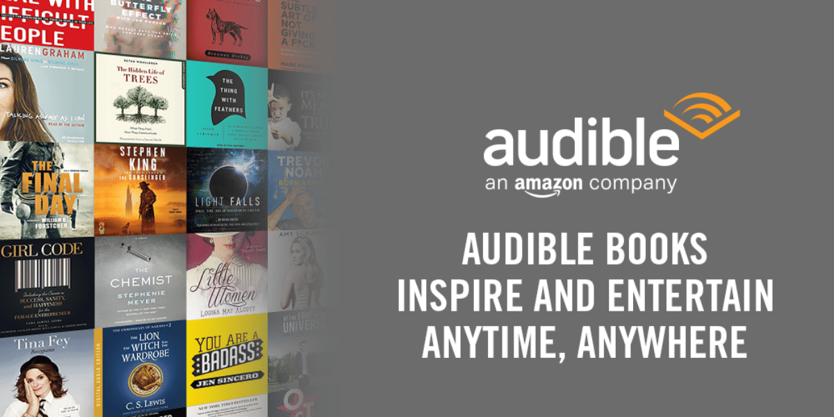 give the gift of an audible subscription