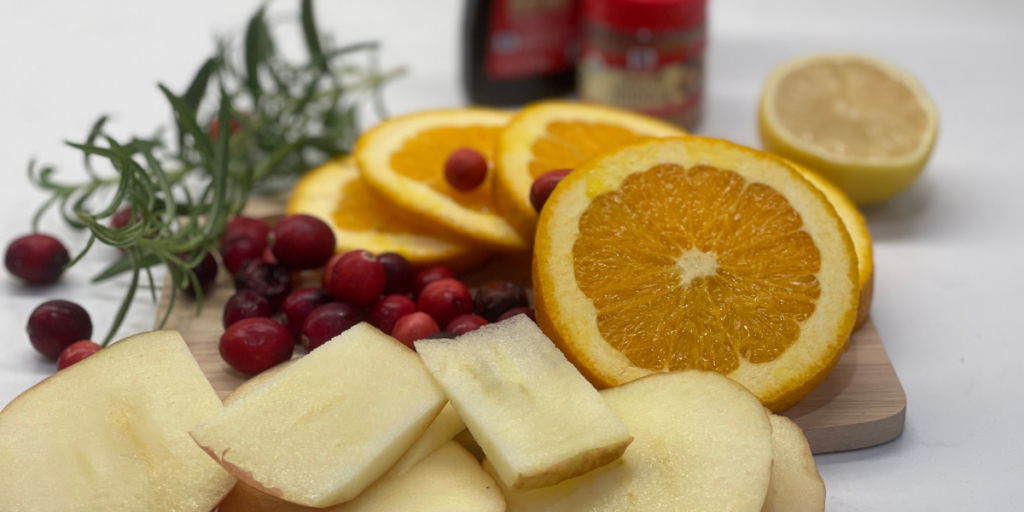 festive simmer pot ingredients